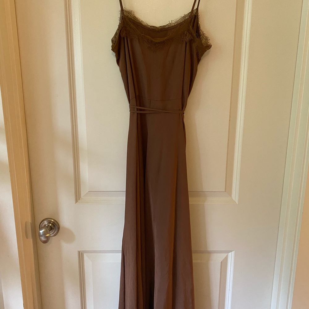 Rich silky Vince midi dress